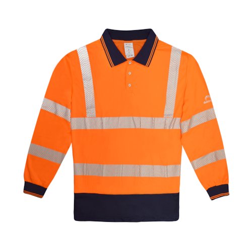 Frigate HiVis Long Sleeved Poloshirt (5054011178864)