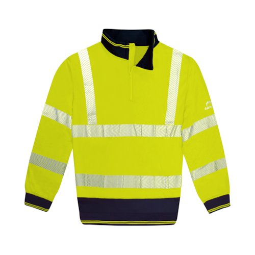 Schooner HiVis 1/4 Zip Sweatshirt (5054011179106)