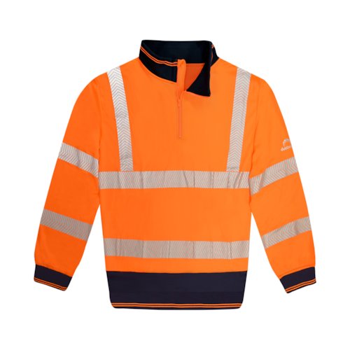 Schooner HiVis 1/4 Zip Sweatshirt (5054011179182)