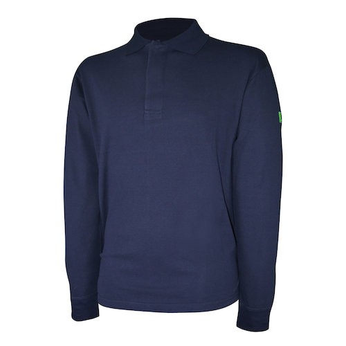 Baird Flame Resistant Anti Static Long Sleeved Poloshirt (5054011259198)