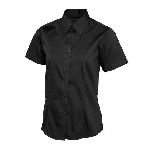 UC704 Ladies Pinpoint Oxford Short Sleeve Shirt (5055682029196)