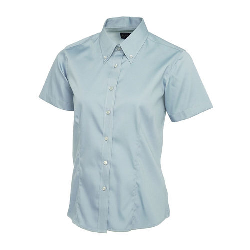 UC704 Ladies Pinpoint Oxford Short Sleeve Shirt (5055682029370)
