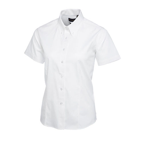 UC704 Ladies Pinpoint Oxford Short Sleeve Shirt (5055682029738)