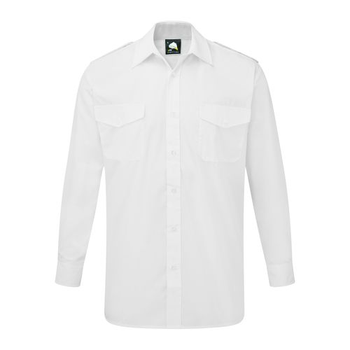 Mens Essential Long Sleeve Pilot Shirt (5055748794594)