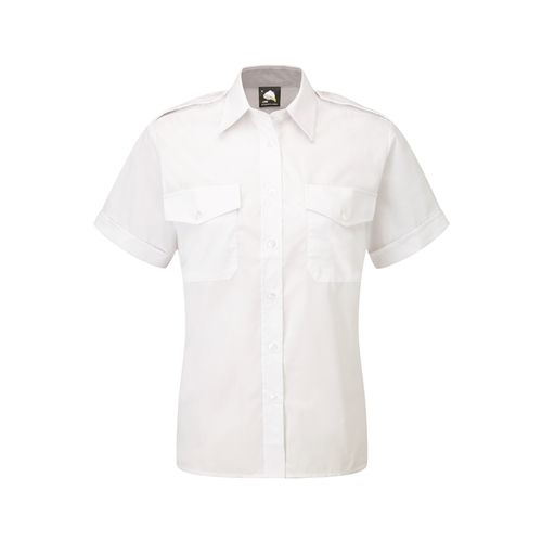 Ladies Classic Short Sleeve Pilot Blouse (5055748794761)