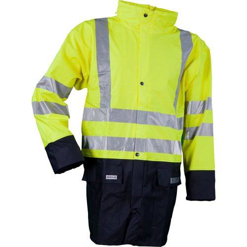 FR LR3055 Two Tone HiVis Antiflame Rain Jacket (5708217017792)