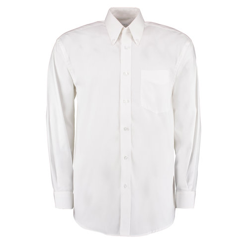 KK105 Mens Corporate Oxford Long Sleeve Shirt (KK105WHIT14.5)