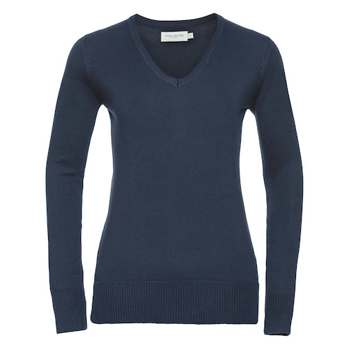 J710F Ladies V Neck Knitted Sweater (780321)
