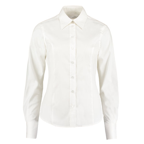 KK702 Ladies Corporate Oxford Long Sleeved Blouse (KK702WHIT6)