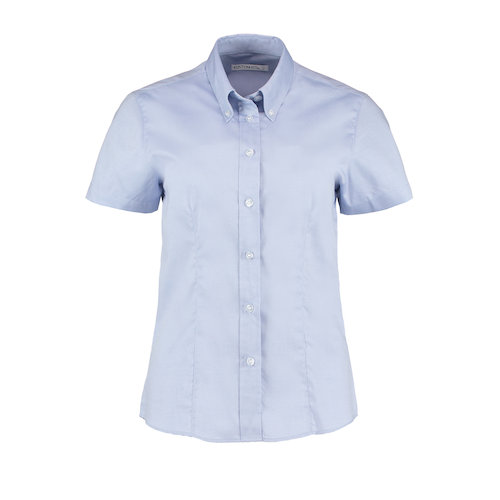 KK701 Ladies Corporate Oxford  Short Sleeve Blouse (802950)