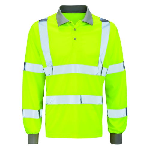 Andromeda Long Sleeve HiVis Polo Shirt (803050)