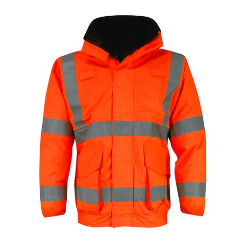 Flame Retardant Antistatic HiVis Bomber Jacket (803070)