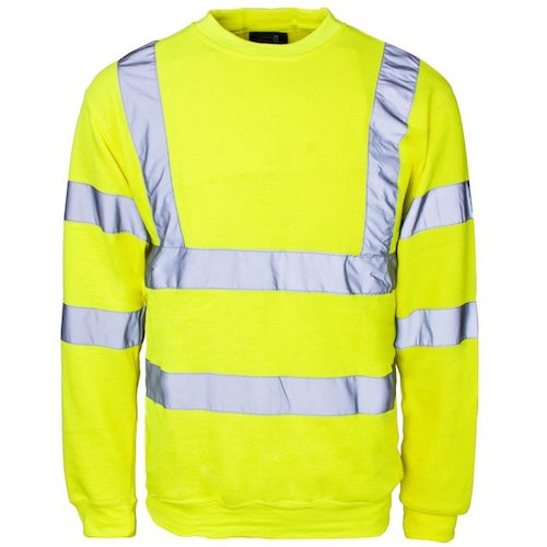 Supertouch HiVis Crew Neck Sweatshirt (804950)
