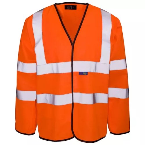 Supertouch Hi Vis Long Sleeved Waistcoat (812085)