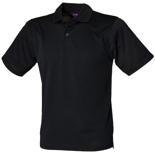 HB475 Coolplus Polo Shirt (HB475BLACXS)