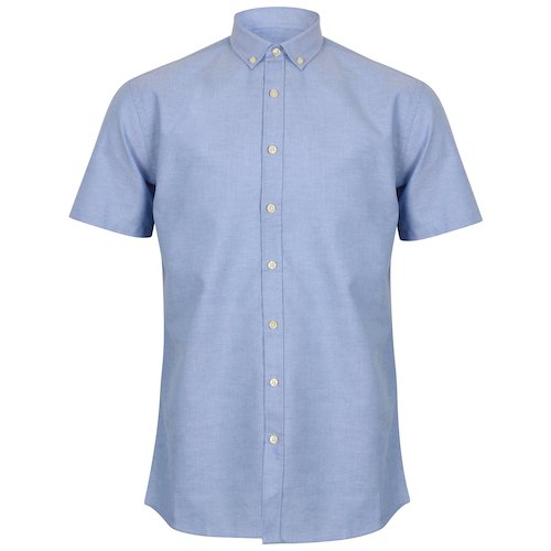 HB517 Short Sleeved Oxford Shirt (HB517BLUEXSR)