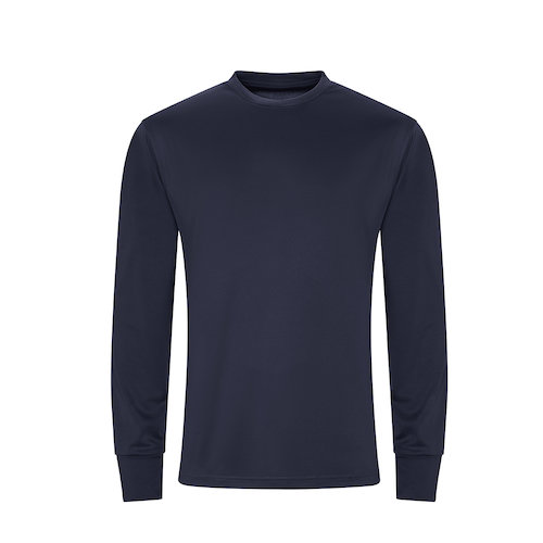 JC023 Long Sleeved Active T Shirt (JC023FNAVS)