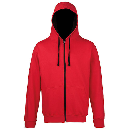 JH053 Contrast Hooded Sweatshirt (JH053JBFRS)