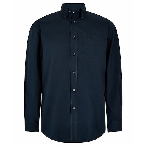 KK105 Mens Corporate Oxford Long Sleeve Shirt (KK105DNAV14.5)