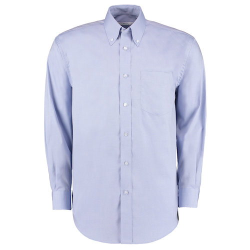 KK105 Mens Corporate Oxford Long Sleeve Shirt (KK105LBLU13.5)