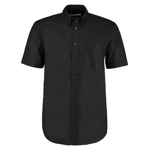 KK350 Mens Workwear Oxford Short Sleeve Shirt (KK350BLAC14.5)