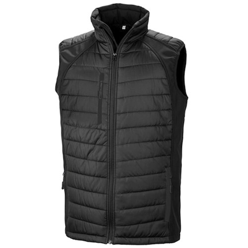 R238 Compass Padded Softshell Gilet (R238XBKBKXS)