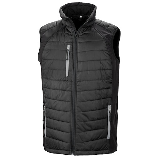 R238 Compass Padded Softshell Gilet (R238XBKGY2XL)