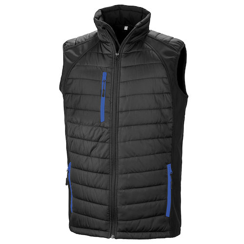R238 Compass Padded Softshell Gilet (R238XBKRBS)
