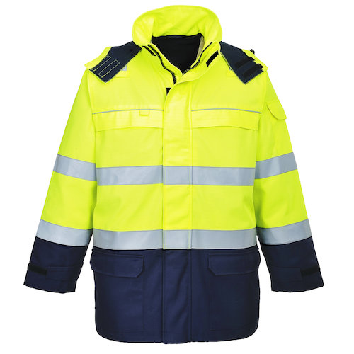 FR79 Bizflame Rain+ Hi Vis Multi Norm Constrast FR Jacket (5036108226948)