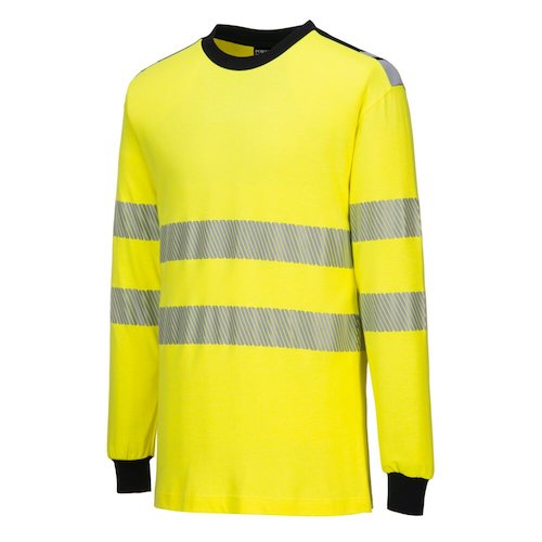 FR701 PW3 Modaflame Knit Hi Vis FR Long Sleeve T Shirt (5036108363988)