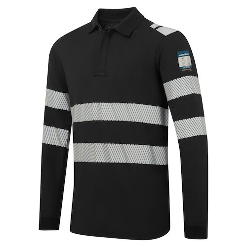 FR733 Modaflame Knit FR Long Sleeved Polo (5036108469390)