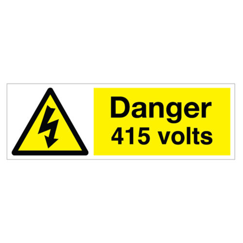 Danger 415V Sign | Caswells Group