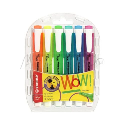 Stabilo Swing Cool Highlighters Chisel Tip (10192ST)