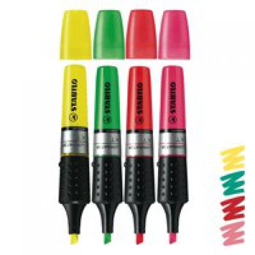 Stabilo Luminator Highlighters Chisel Tip 2 5mm Wallet Assorted (10206ST)