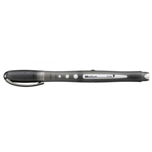 STABILO worker+ Colorful Rollerball Pen 0.5mm Line Black (Pack 10) (10234ST)