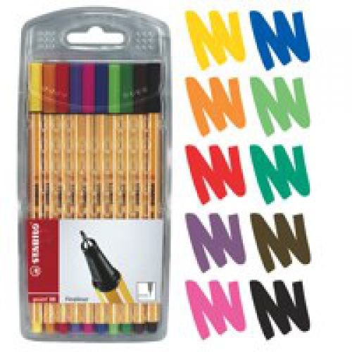 Stabilo Point 88 Fineliner Pen (10276ST)
