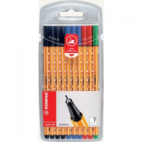Stabilo Point 88 Fineliner Pen (10654ST)