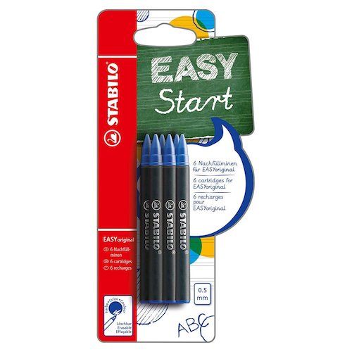 STABILO EASYoriginal Refills Blue (Pack 6) (10661ST)