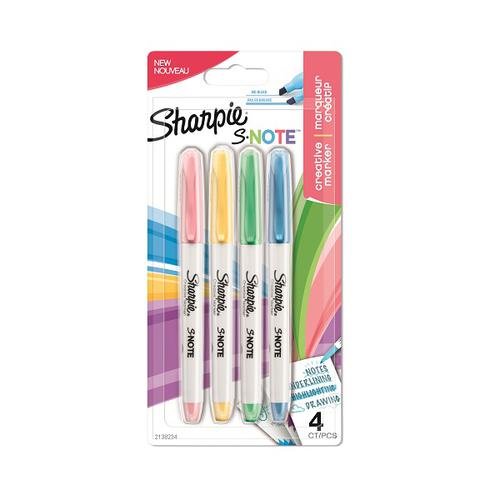 Sharpie S Note Creative Permanent Marker Chisel Tip (11179NR)
