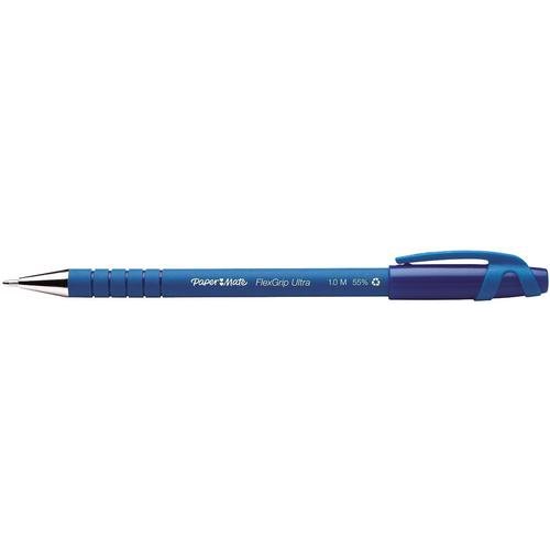 Paper Mate Flexgrip Gel Rollerball Pen 0.7mm Line Blue (Pack 12) (GL08213)