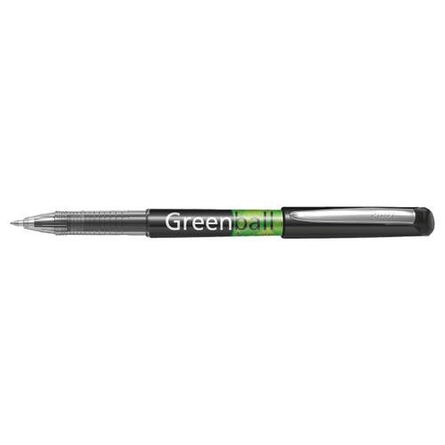 Pilot Begreen Greenball Liquid Ink Rollerball Pen Recycled 0.7mm Tip 0.35mm Line Black (Pack 10) (11564PT)