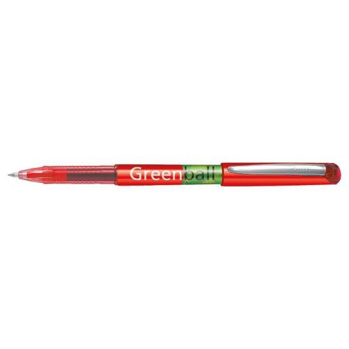 Pilot Begreen Greenball Liquid Ink Rollerball Pen Recycled 0.7mm Tip 0.35mm Line Red (Pack 10) (11571PT)