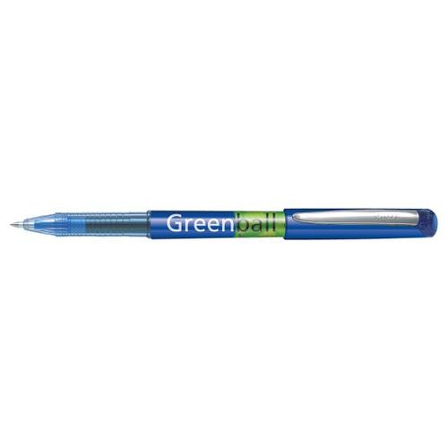 Pilot Begreen Greenball Liquid Ink Rollerball Pen Recycled 0.7mm Tip 0.35mm Line Blue (Pack 10) (11578PT)
