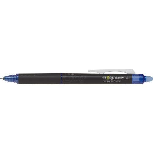 Pilot FriXion Synergy Point Clicker Erasable Retractable Gel Rollerball Pen 0.5mm Tip 0.25mm Line Blue (Pack 12) (11620PT)