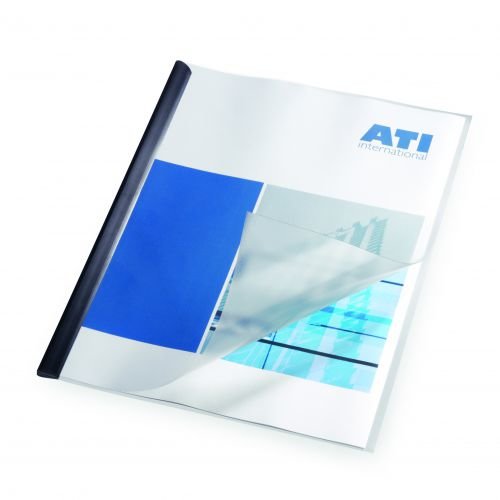 Report Covers Polypropylene Capacity 100 Sheets A3 Fold to A4 Economy Clear (11727DR)