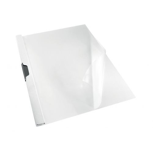 Rexel Choices Clip File Polypropylene A4 White (Pack 25) 2115651 (12033AC)