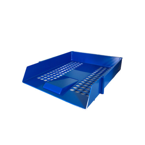 ValueX Deflecto Letter Tray A4/Foolscap Portrait Blue (12248DF)