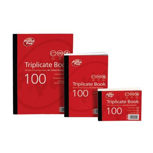 ValueX Triplicate Book Carbonless Taped Cloth Binding (13297PK)