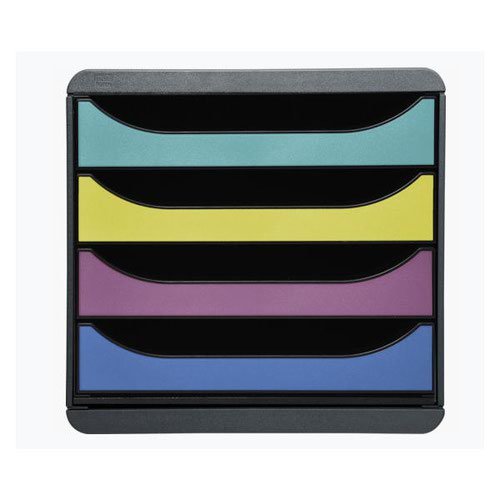 Forever Young Big Box Drawer Set Black With Coloured Drawers Forever Young 3104293D (13623EX)