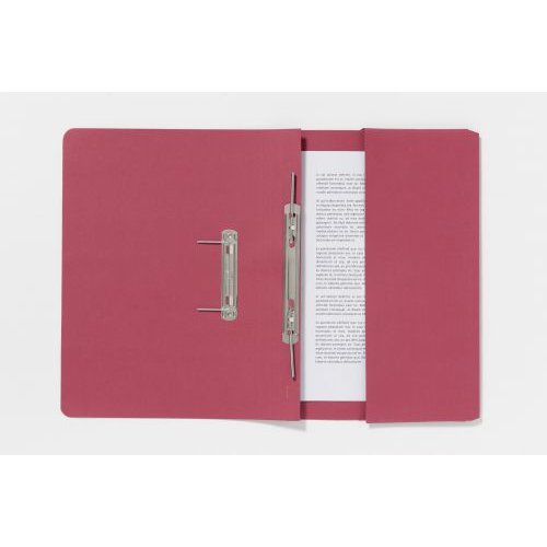 Guildhall Pocket Spiral File Foolscap 285gsm Red (Pack 25) 347 REDZ (13637EX)